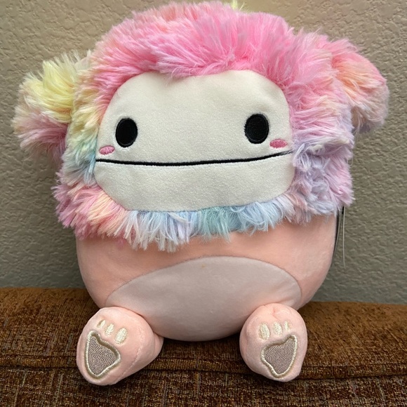 Jucarie de plus, Squishmallows, Diane the Peach Bigfoot, 19 cm